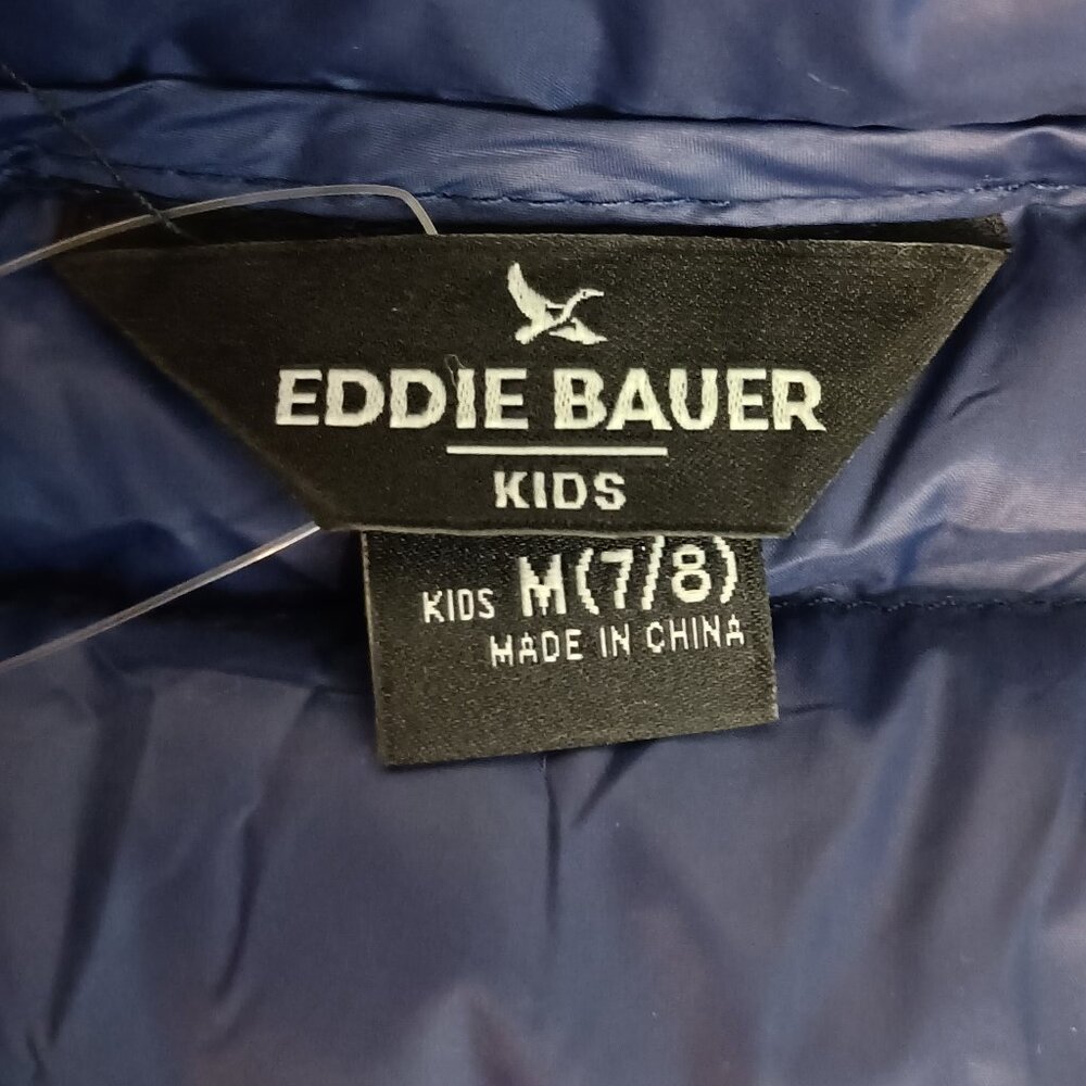 Eddie Bauer Youth Packable Down Jacket Youth 7/8 NWT - Picture 4 of 16